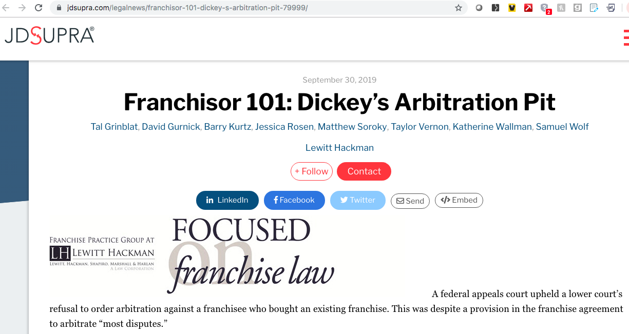 Screenshot of 'Franchisor 101' title