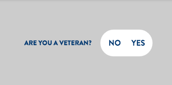 Screenshot of button for veterans on IFA website